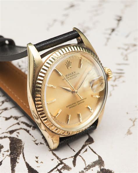 rolex datejust 1601 leaf hands